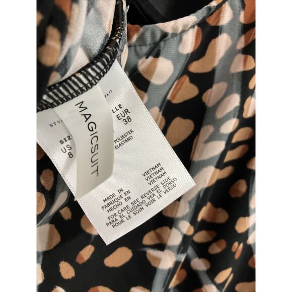 MAGICSUIT Tankini Swim Top Chloe Tiered Natural Wonder Size 8 $126 - NWT - Picture 6 of 8